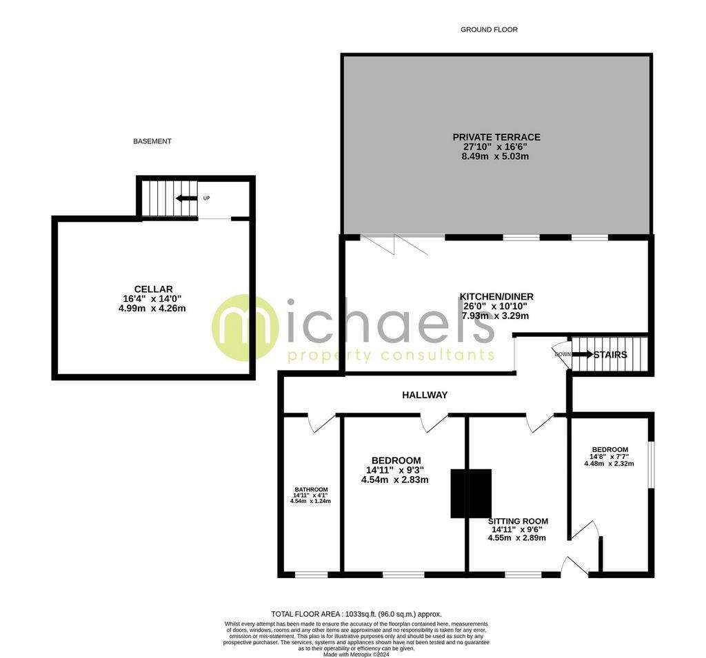 2 bedroom flat for sale - floorplan