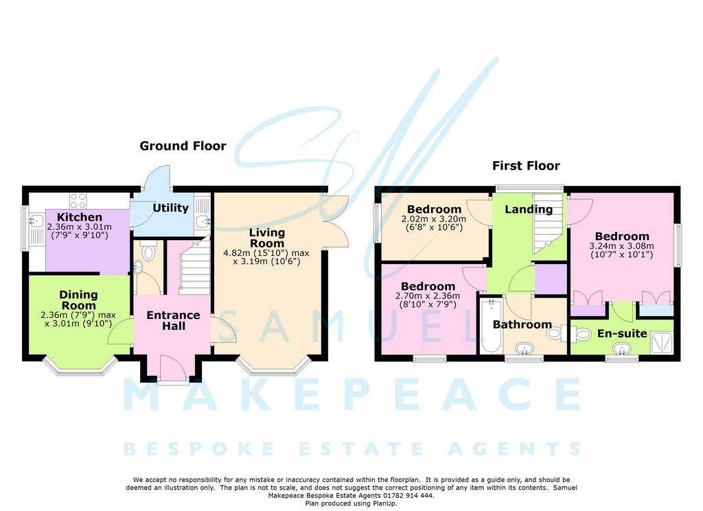 3 bedroom detached house for sale - floorplan