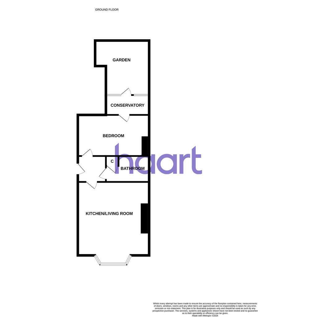 1 bedroom flat for sale - floorplan