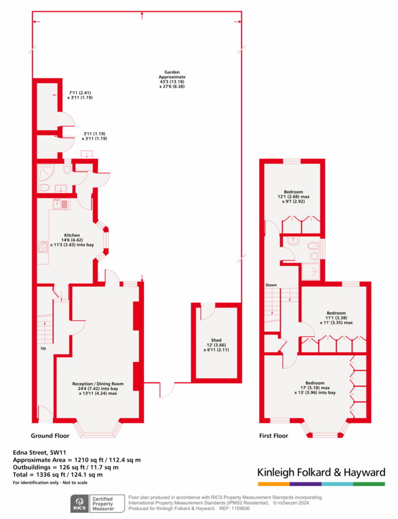 3 bedroom semi-detached house for sale - floorplan