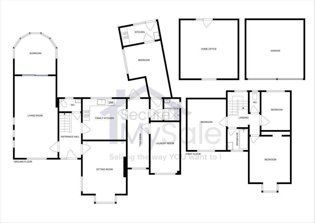 3 bedroom detached house for sale - floorplan