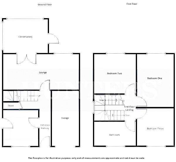 3 bedroom detached house for sale - floorplan