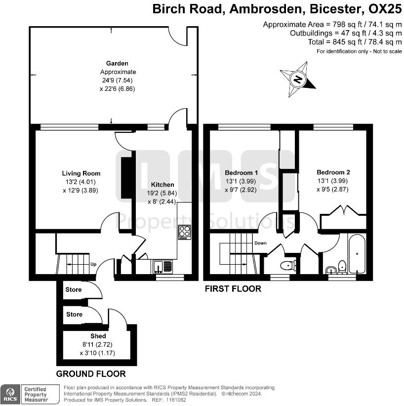 2 bedroom property for sale - floorplan