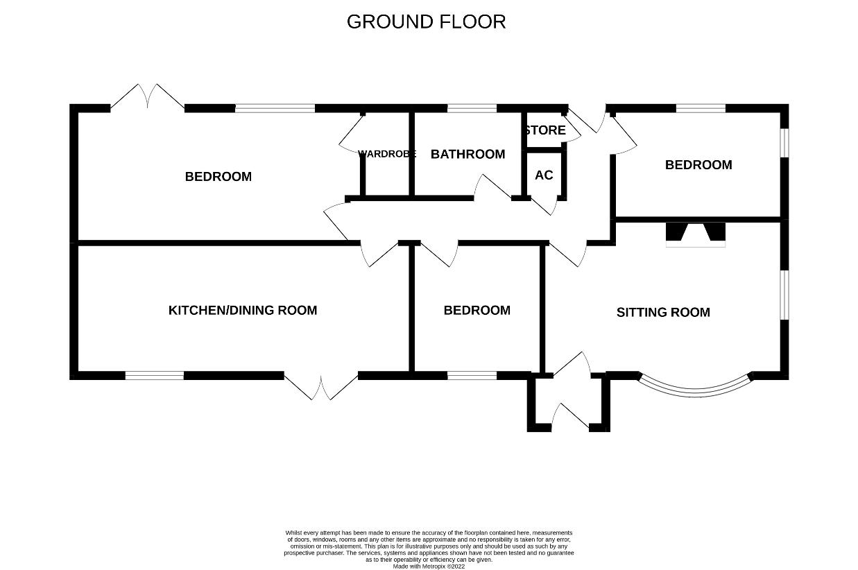 3 bedroom property for sale - floorplan