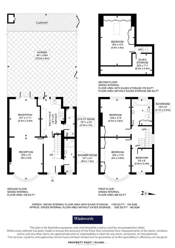 4 bedroom property for sale - floorplan