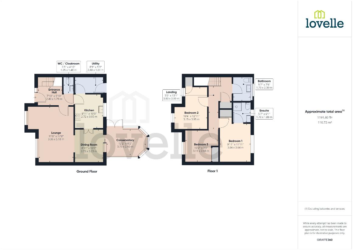 3 bedroom detached house for sale - floorplan