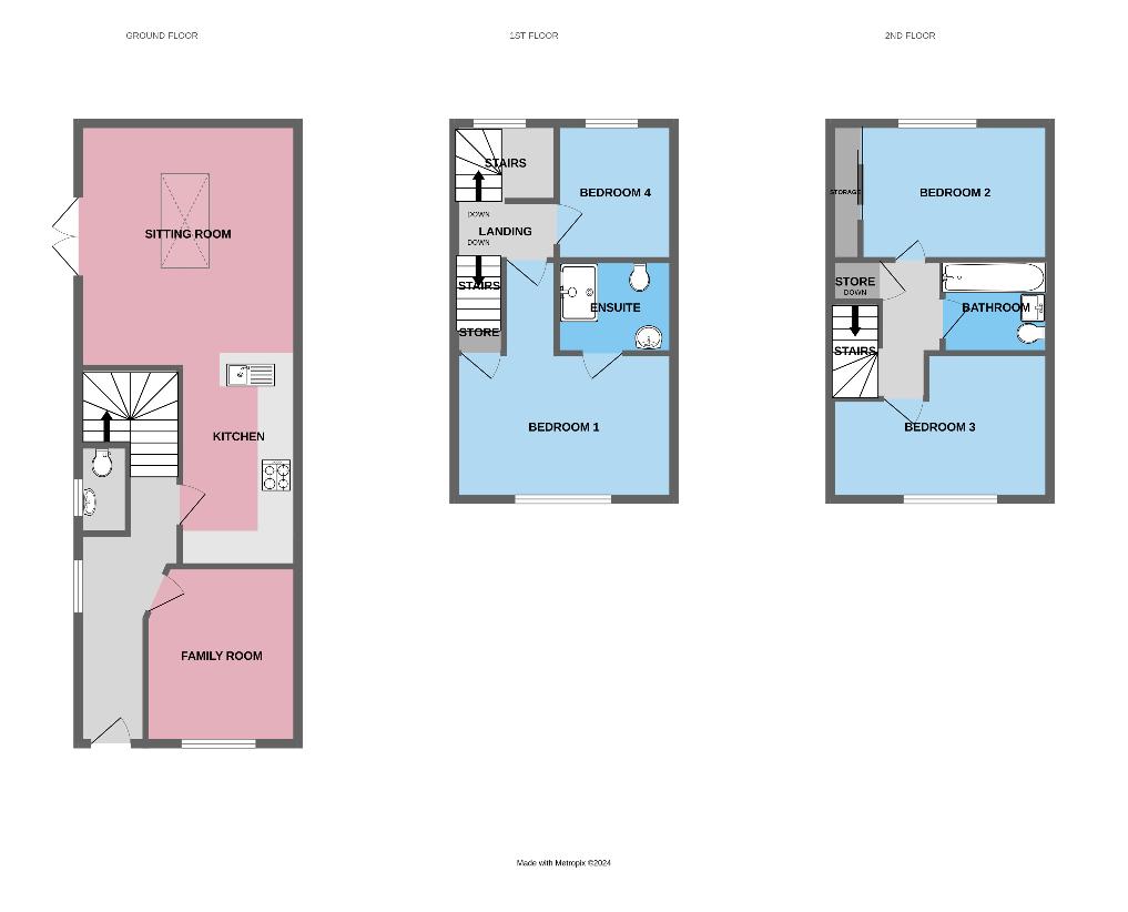 4 bedroom property for sale - floorplan