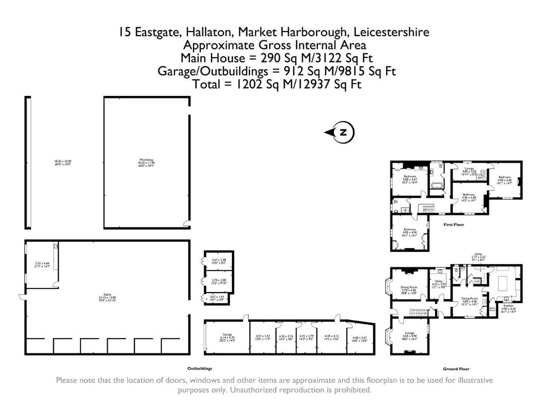 4 bedroom detached house for sale - floorplan