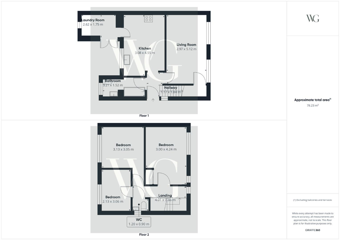 3 bedroom semi-detached house for sale - floorplan