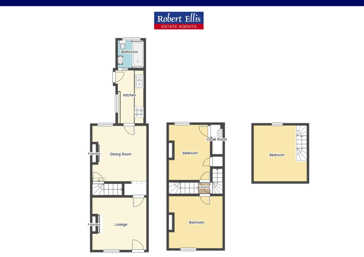 3 bedroom terraced house for sale - floorplan