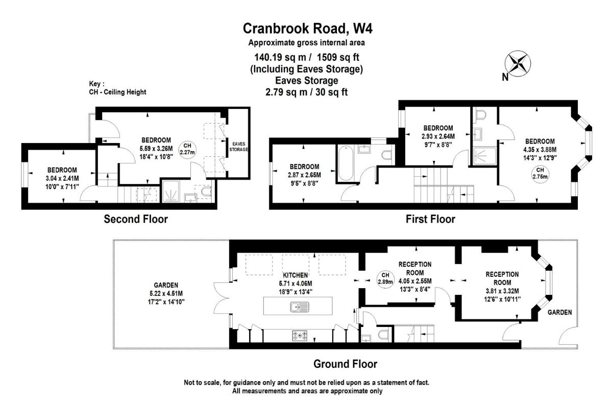 5 bedroom terraced house for sale - floorplan