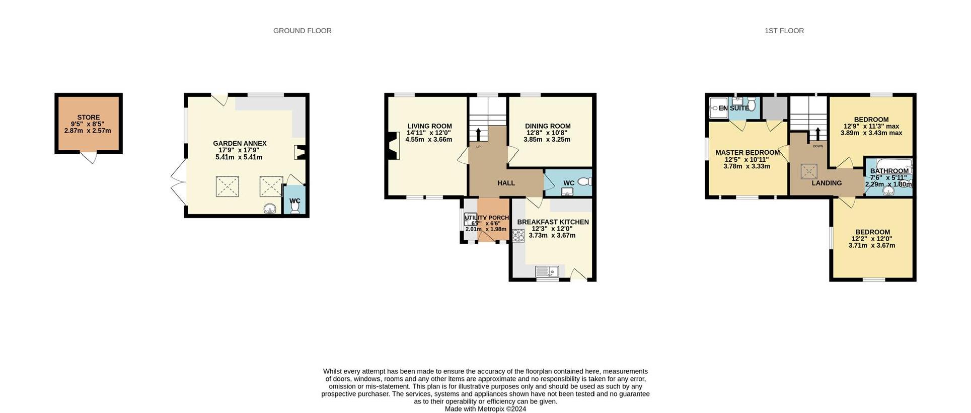 3 bedroom semi-detached house for sale - floorplan