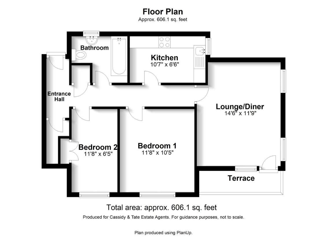 2 bedroom flat for sale - floorplan