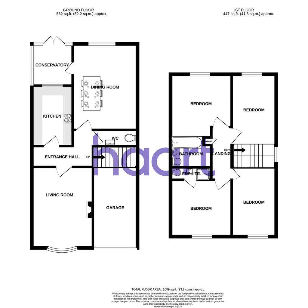 4 bedroom detached house for sale - floorplan