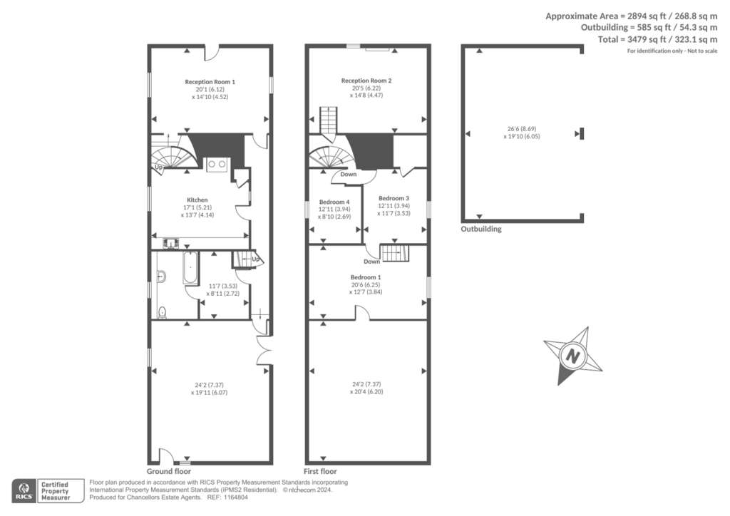 6 bedroom detached house for sale - floorplan