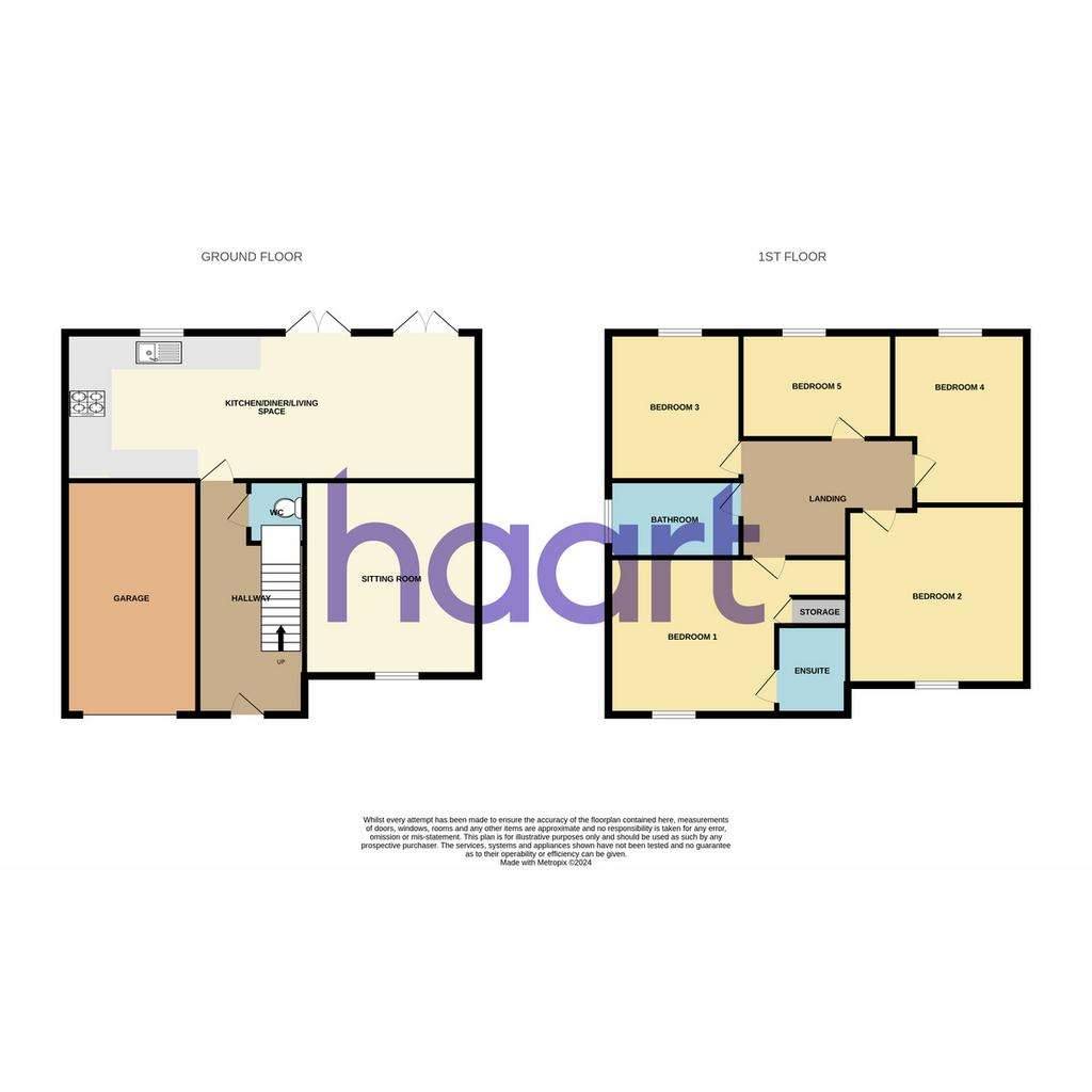 5 bedroom detached house for sale - floorplan