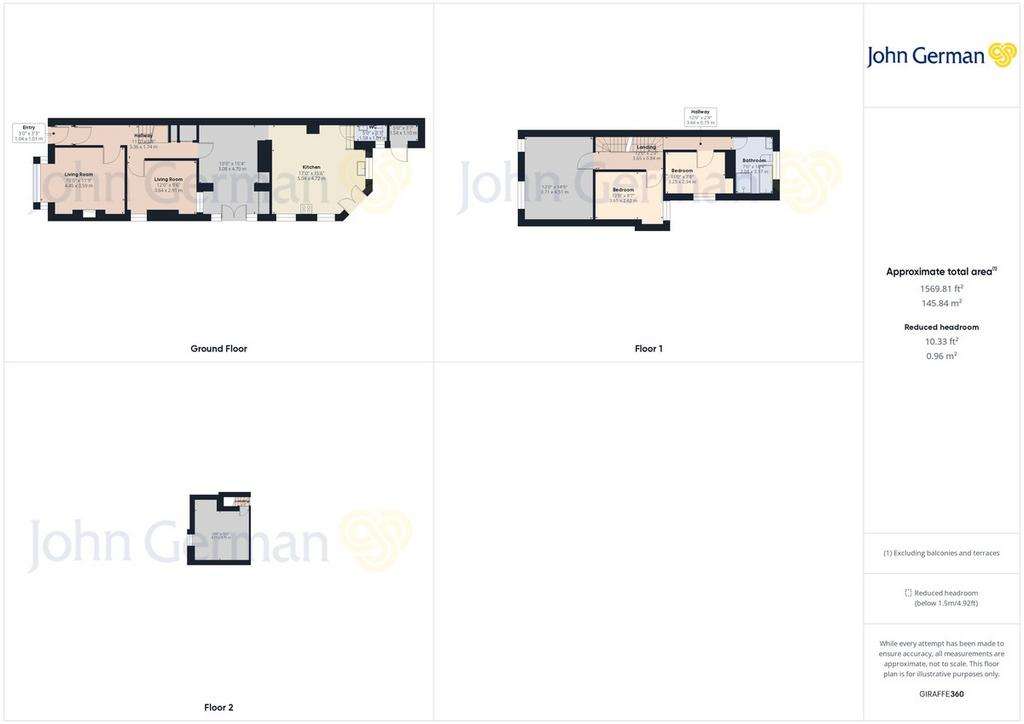 3 bedroom semi-detached house for sale - floorplan