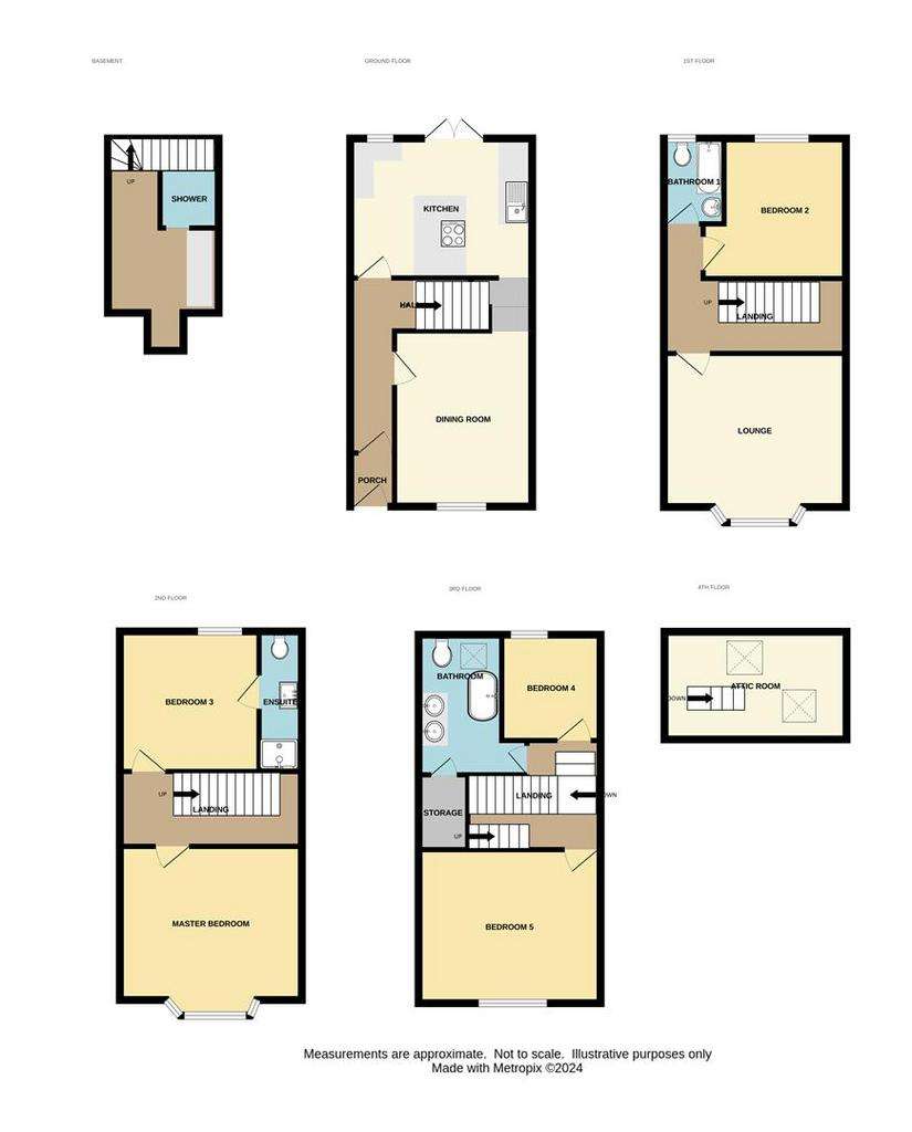 5 bedroom house for sale - floorplan