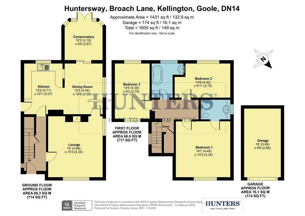 3 bedroom detached house for sale - floorplan