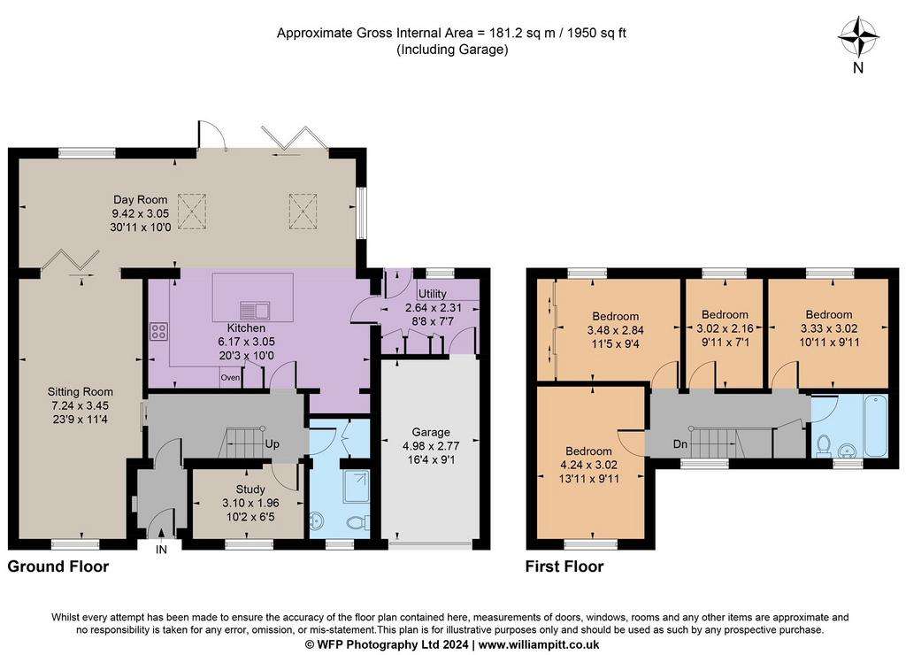 4 bedroom detached house for sale - floorplan