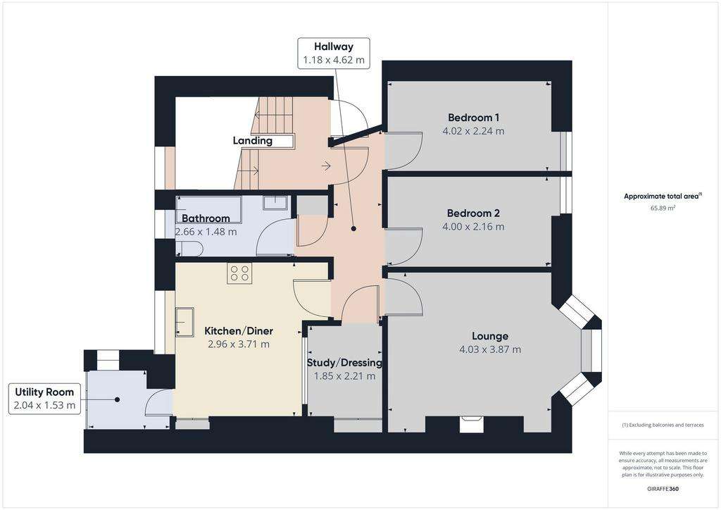 2 bedroom flat for sale - floorplan