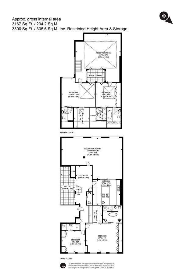 4 bedroom flat to rent - floorplan