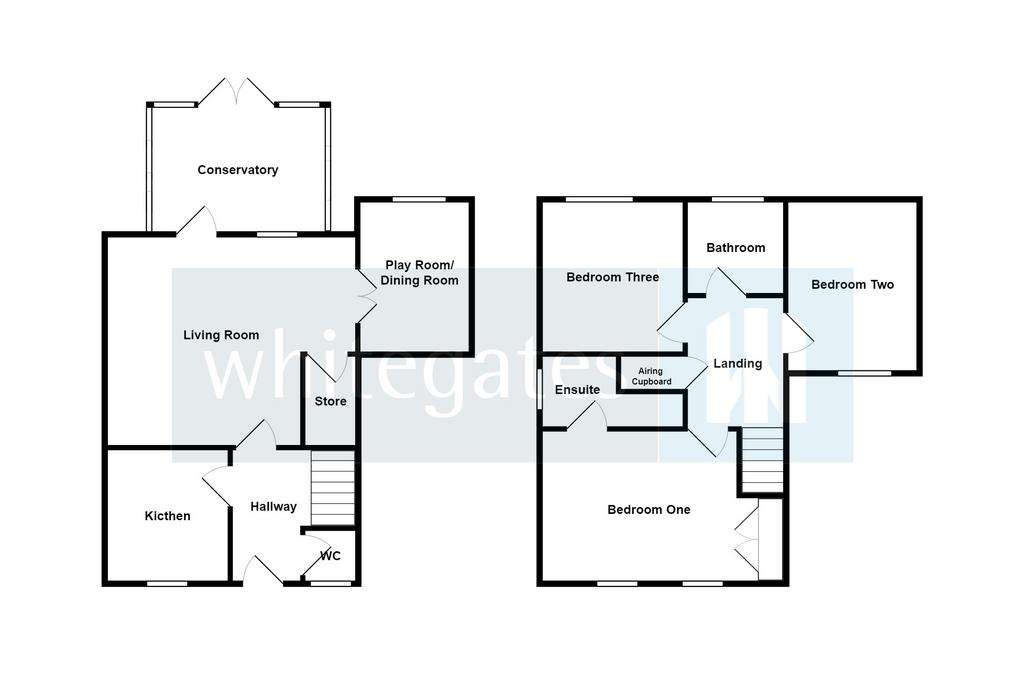 3 bedroom link-detached house for sale - floorplan