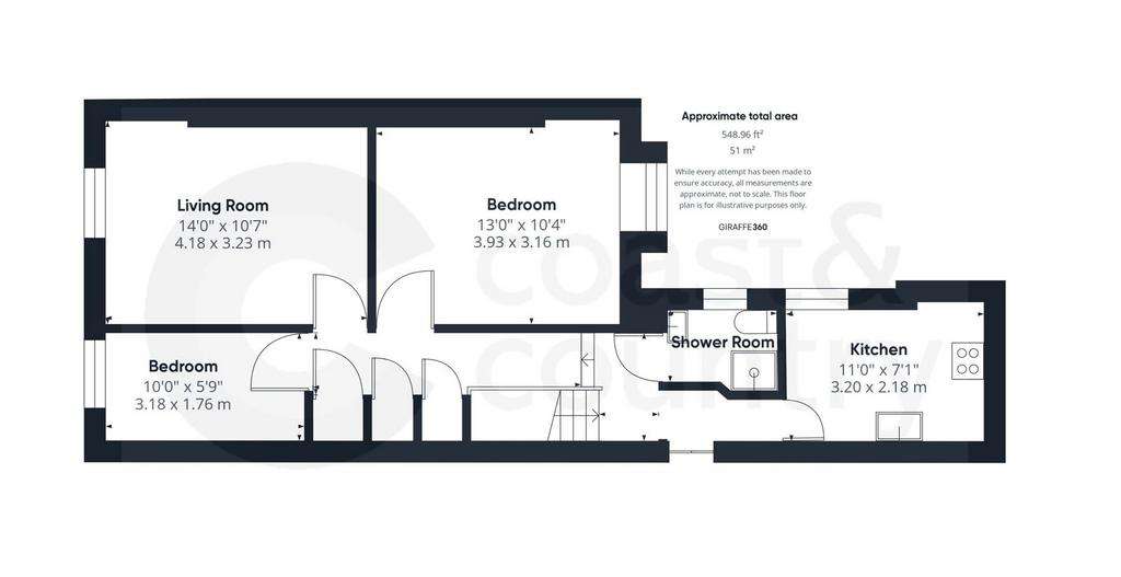 2 bedroom flat for sale - floorplan