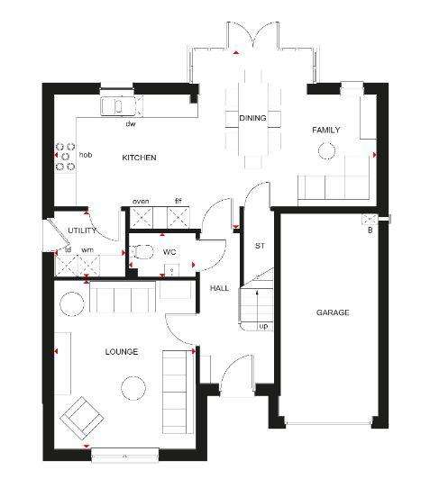 4 bedroom detached house for sale - floorplan