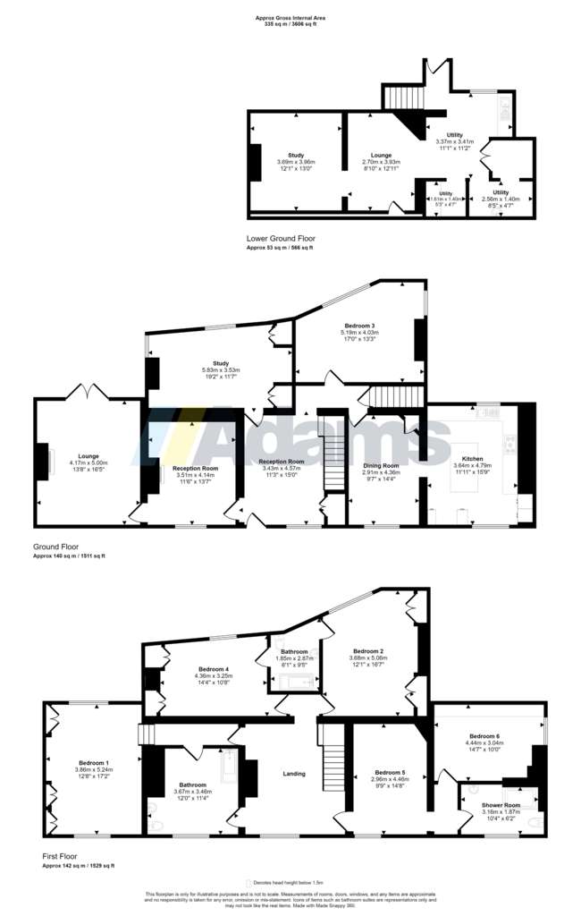 4 bedroom detached house for sale - floorplan