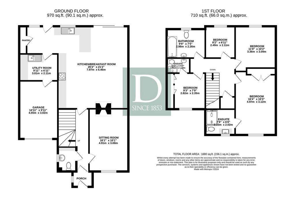 4 bedroom detached house for sale - floorplan