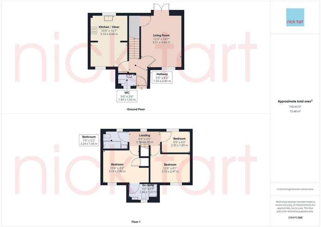 3 bedroom detached house for sale - floorplan