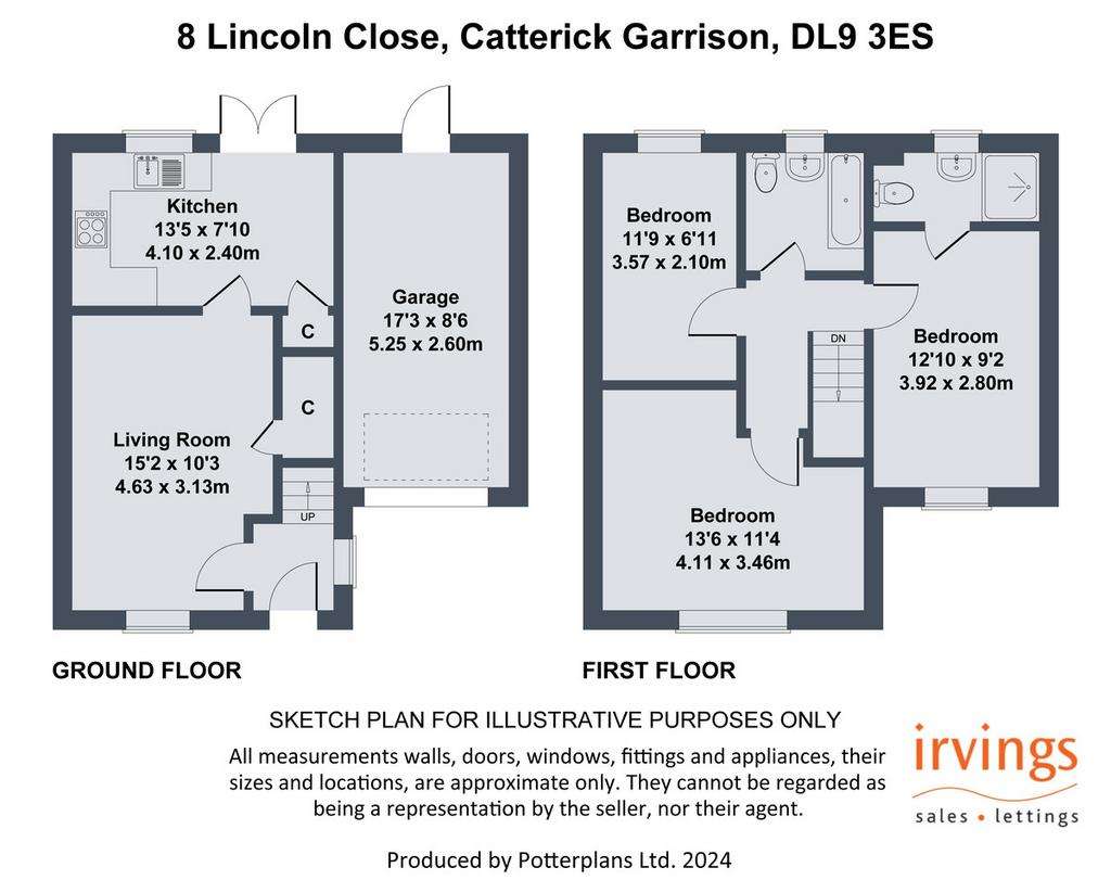 3 bedroom detached house for sale - floorplan