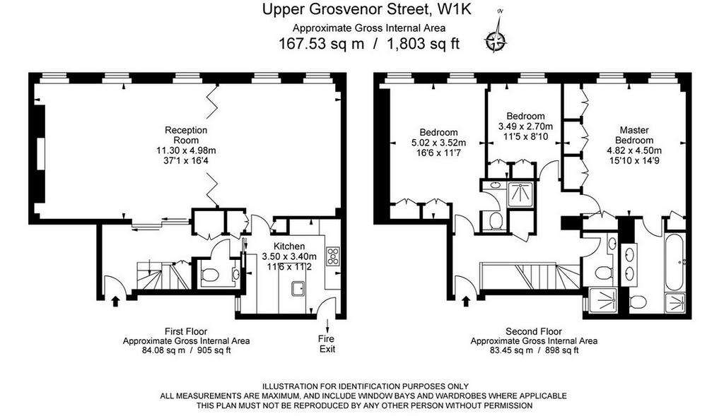 3 bedroom flat to rent - floorplan