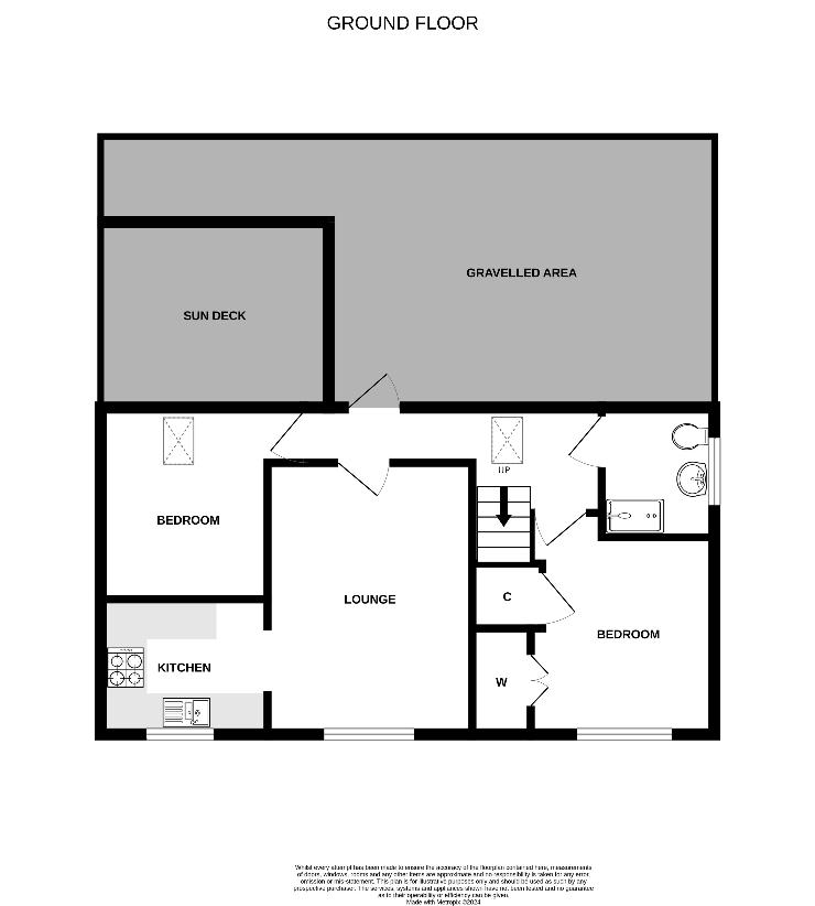 2 bedroom detached house for sale - floorplan