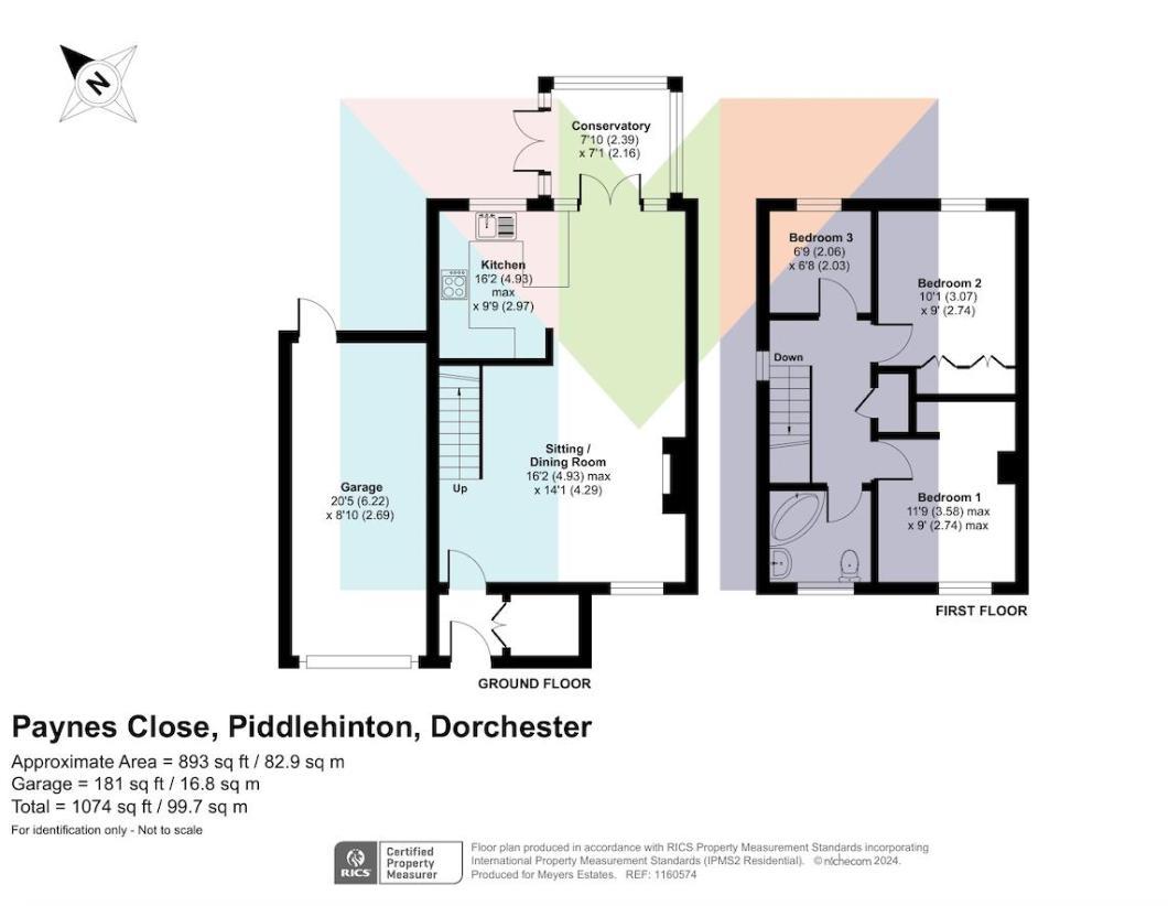 3 bedroom detached house for sale - floorplan