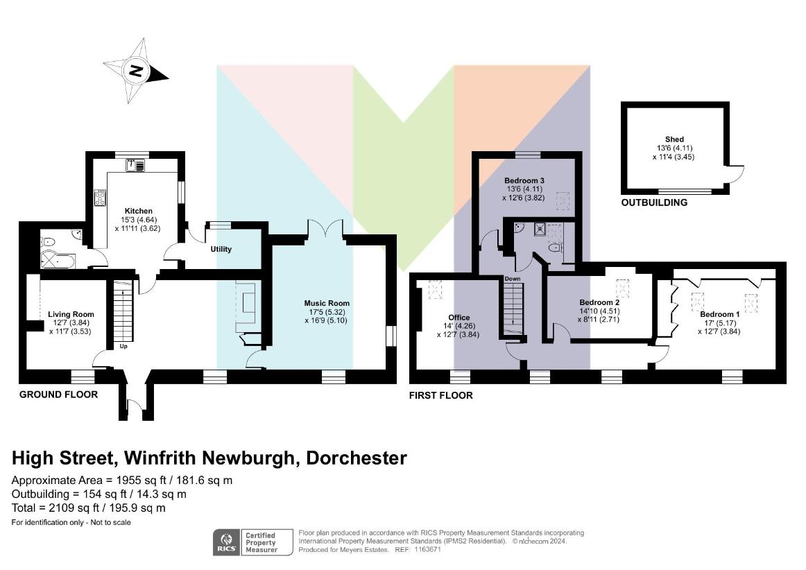 4 bedroom cottage for sale - floorplan