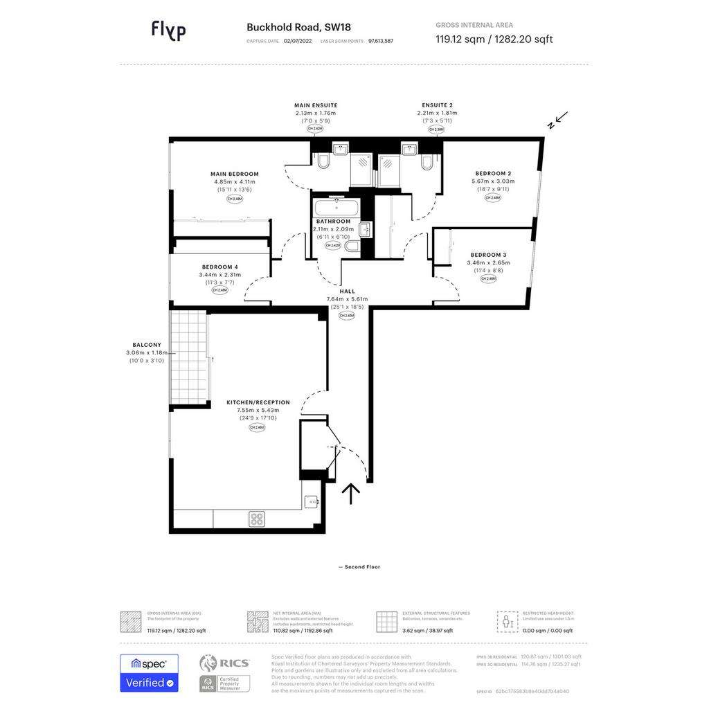 4 bedroom block of apartments for sale - floorplan