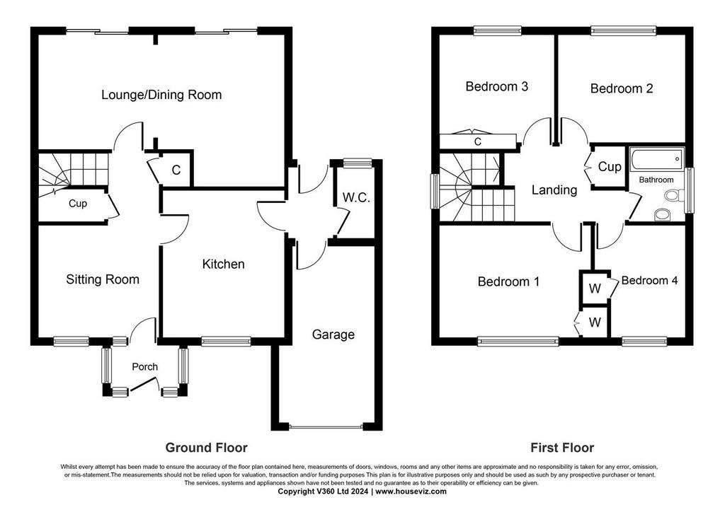 4 bedroom detached house for sale - floorplan