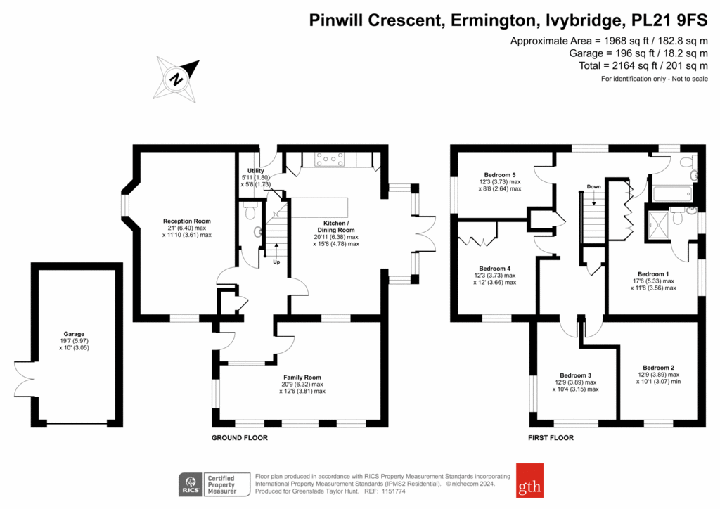 5 bedroom detached house for sale - floorplan