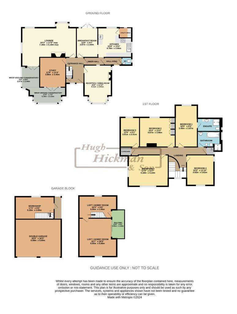 5 bedroom detached house for sale - floorplan