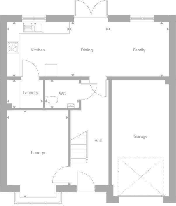 4 bedroom detached house for sale - floorplan