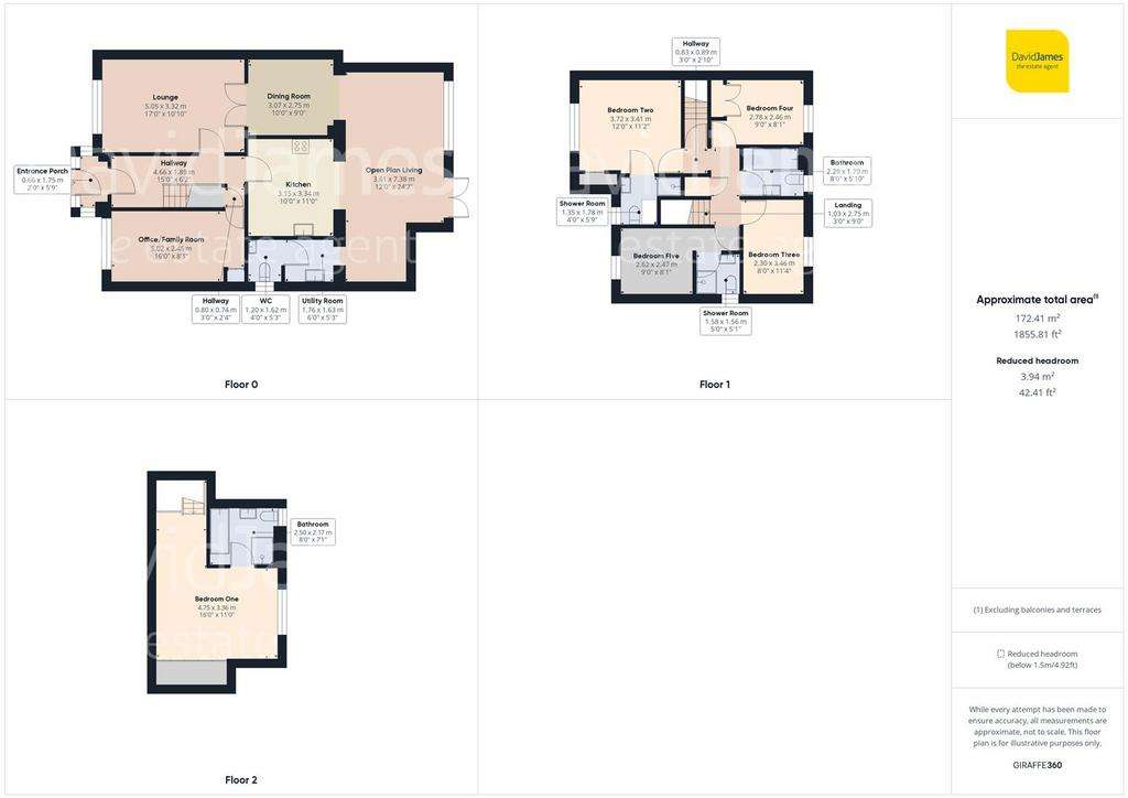 5 bedroom detached house for sale - floorplan