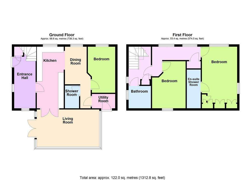 3 bedroom house for sale - floorplan