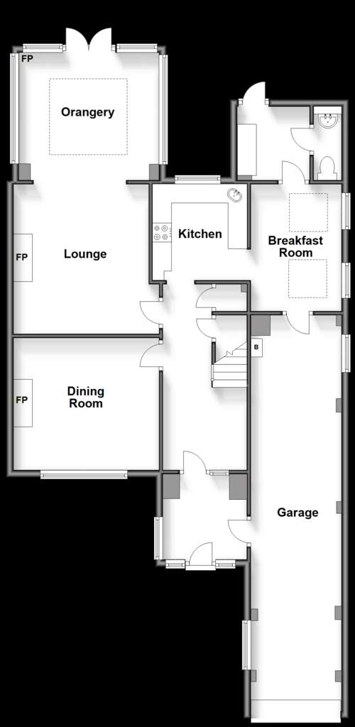 3 bedroom semi-detached house for sale - floorplan