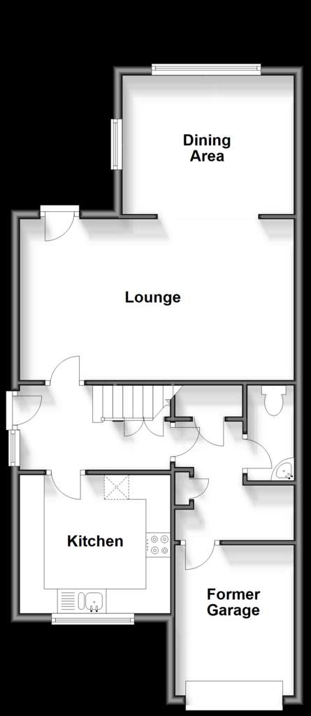 3 bedroom semi-detached house for sale - floorplan