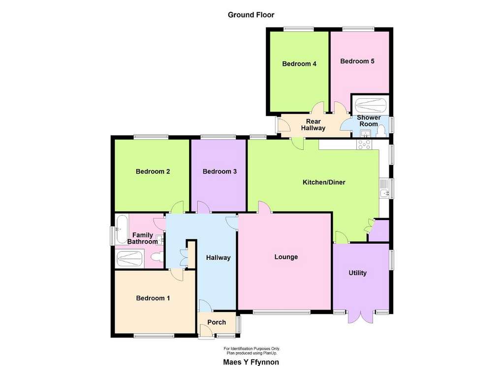 5 bedroom detached bungalow for sale - floorplan