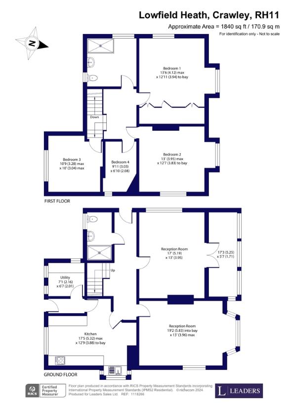 4 bedroom property for sale - floorplan