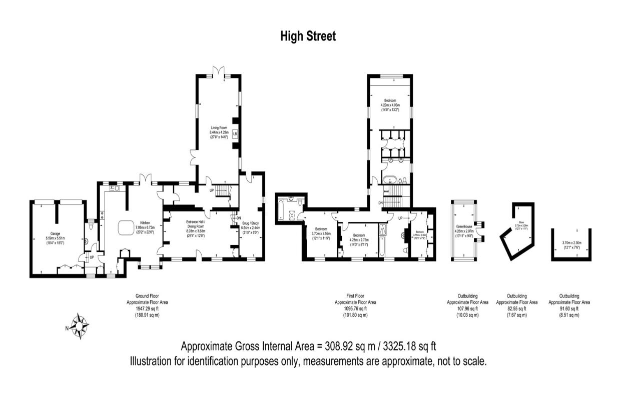 4 bedroom cottage for sale - floorplan