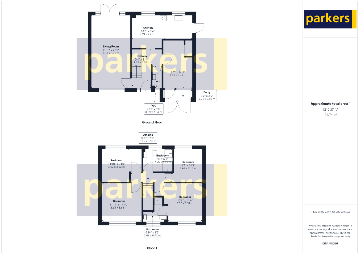 4 bedroom property for sale - floorplan